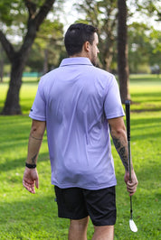 CA Iconic Golf Shirt | Lavender