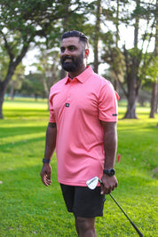 CA Iconic Golf Shirt | Watermelon