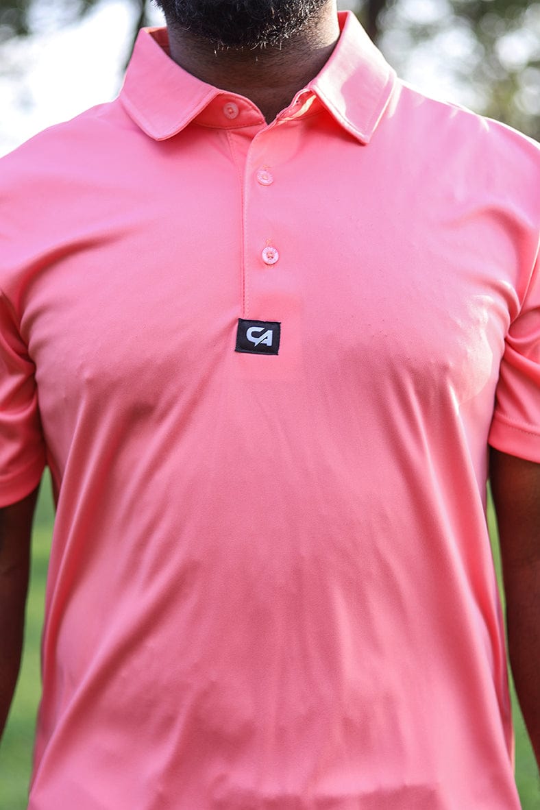 CA Iconic Golf Shirt | Watermelon