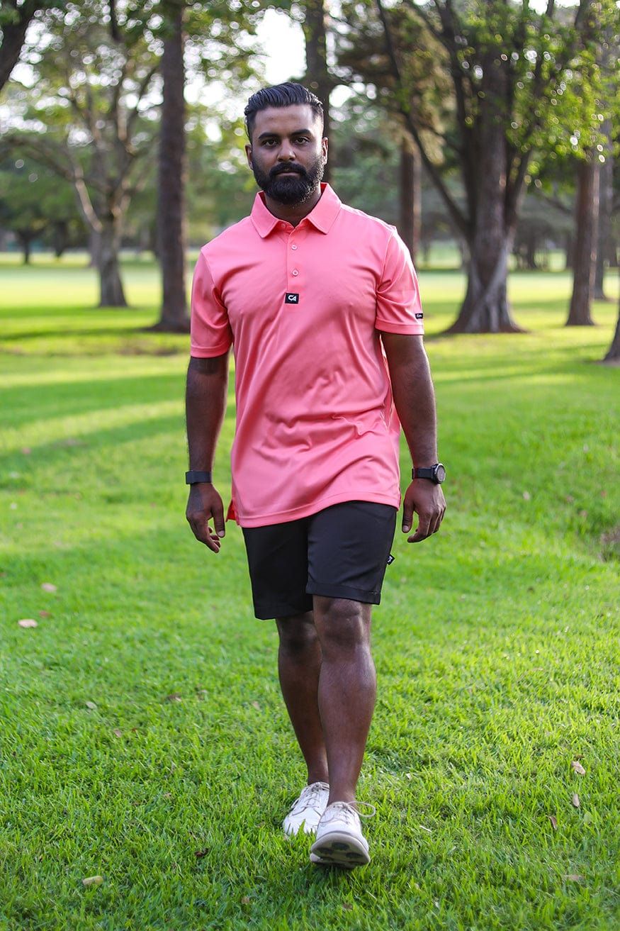 CA Iconic Golf Shirt | Watermelon