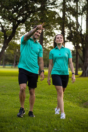 CA Iconic Golf Shirt | Jade