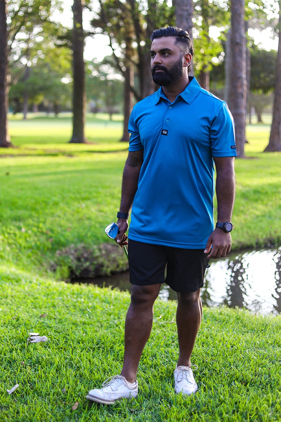 CA Iconic Golf Shirt | Dark Teal
