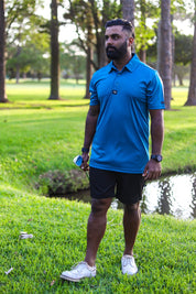 CA Iconic Golf Shirt | Dark Teal