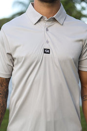 CA Iconic Golf Shirt | Light Grey