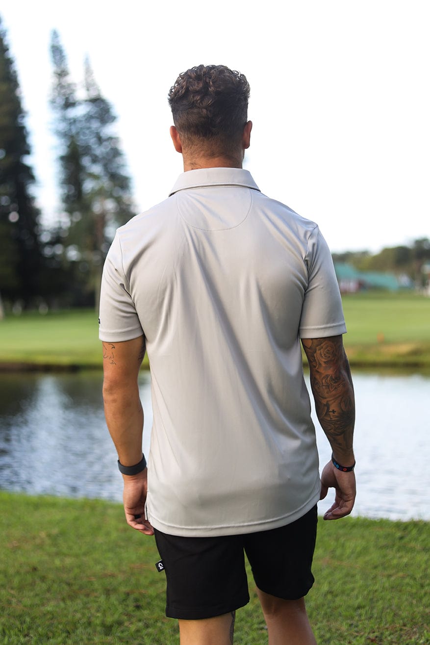 CA Iconic Golf Shirt | Light Grey