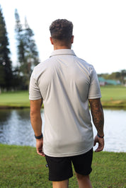 CA Iconic Golf Shirt | Light Grey