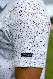 CA Funky Golf Shirt | Ink Splatter