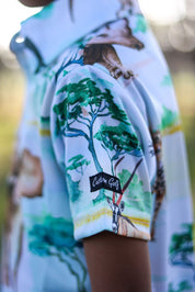 CA JNR Funky Golf Shirt | Safari