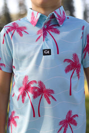 CA JNR Funky Golf Shirt | Palm Vibes