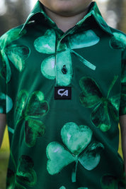 CA JNR Funky Golf Shirt | Lucky Clovers