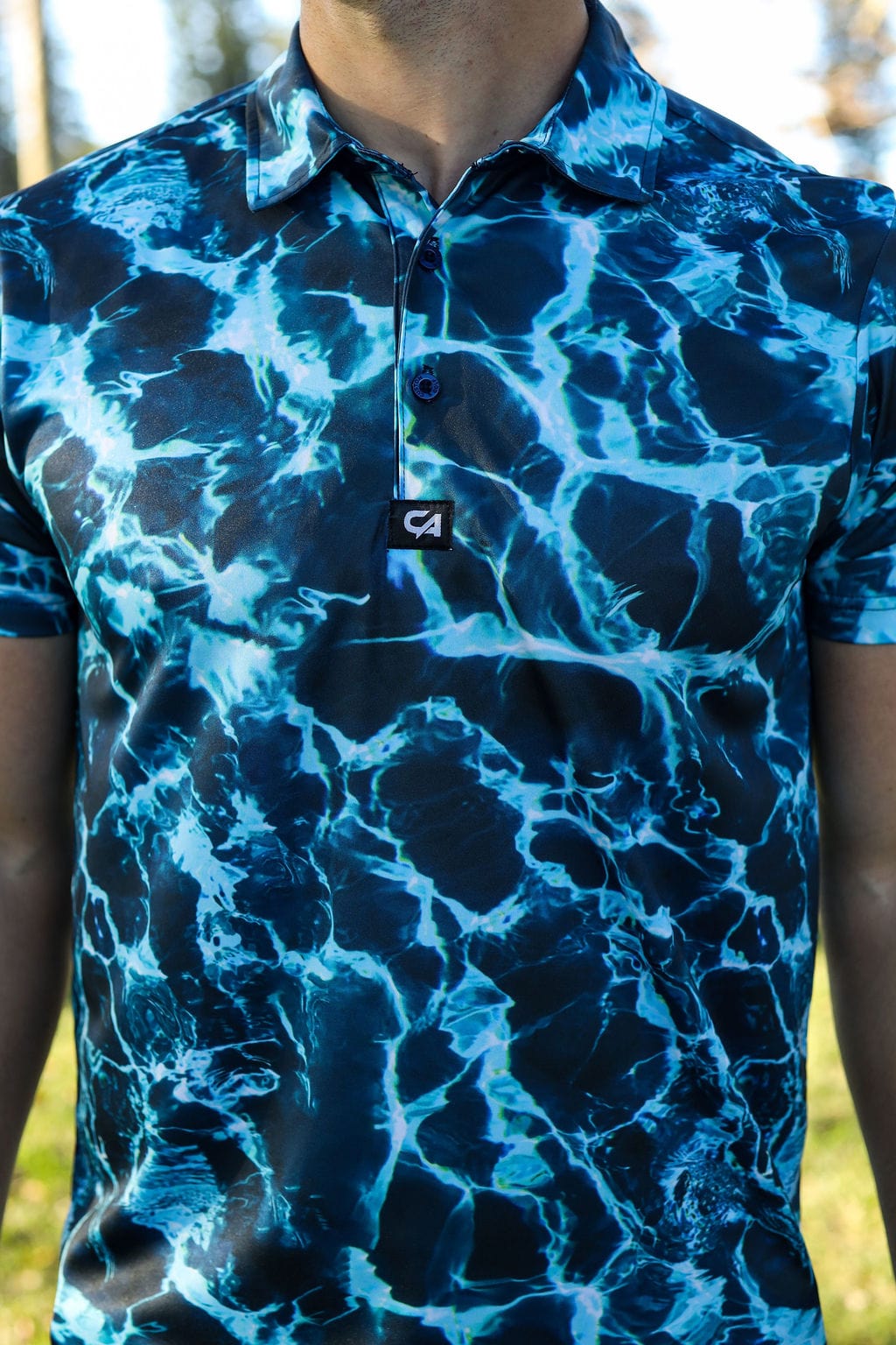 CA Funky Golf Shirt | Water Hazard
