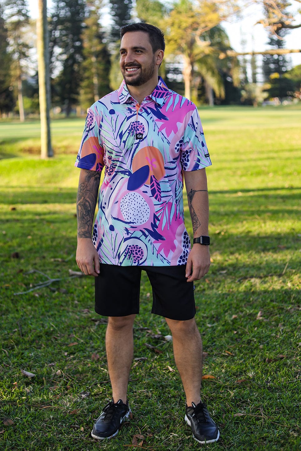 CA Funky Golf Shirt | Palm Fruits