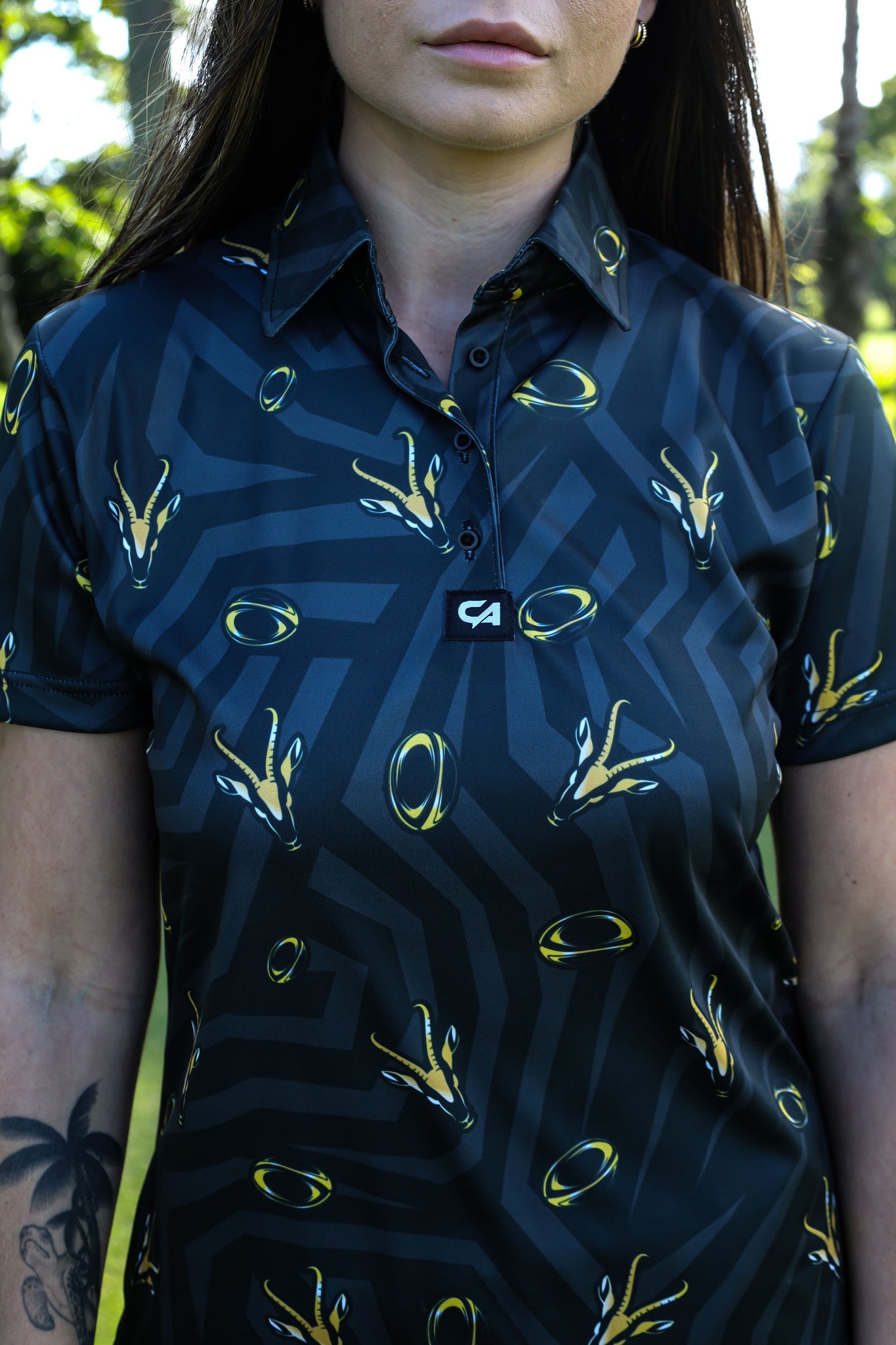 CA Ladies Funky Golf Shirt | Supporters Collectors