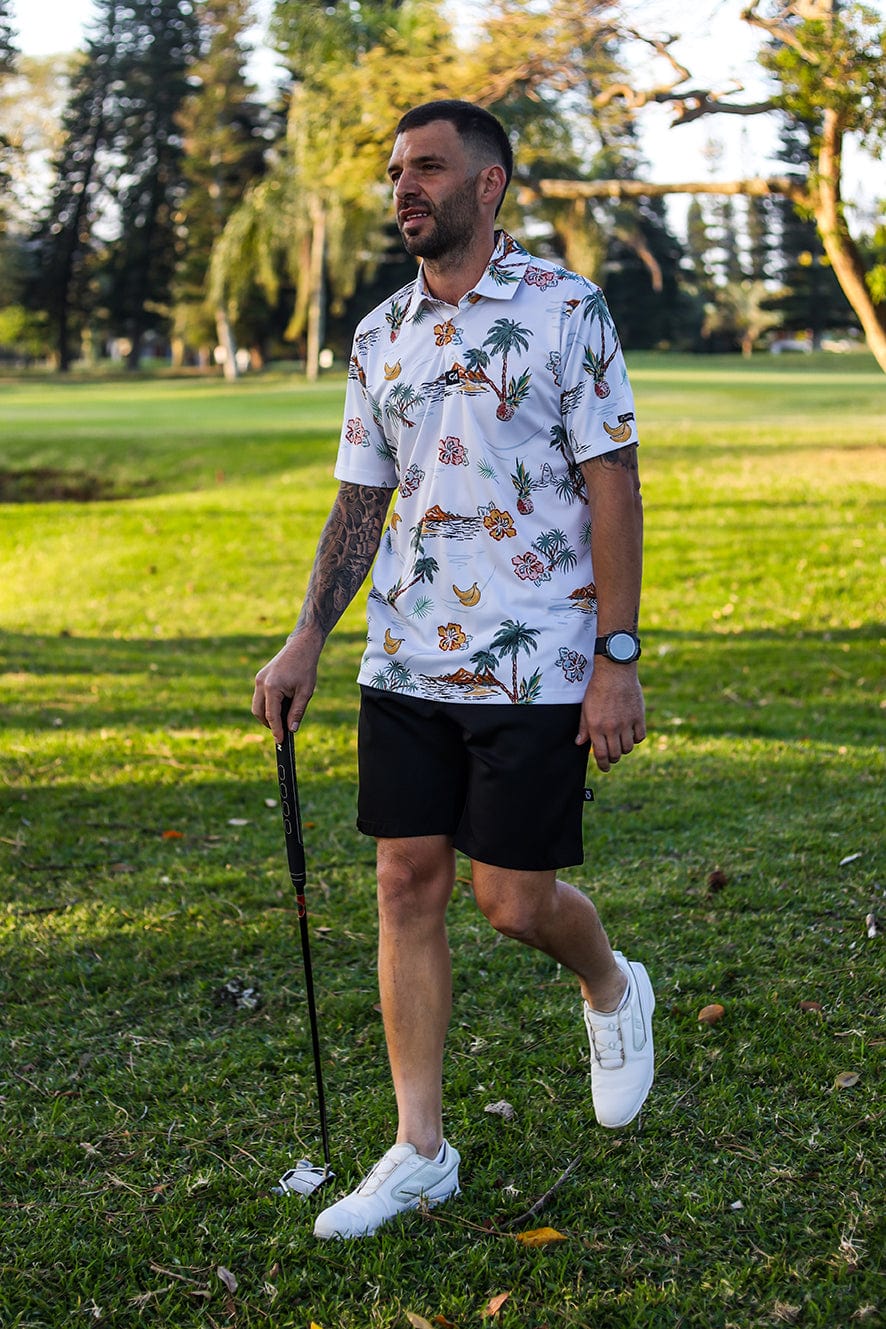 CA Funky Golf Shirt | Palm Tree Resort