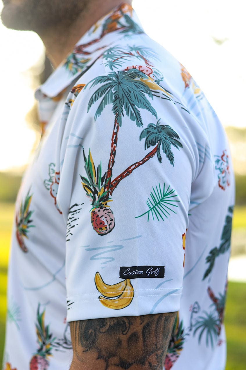 CA Funky Golf Shirt | Palm Tree Resort