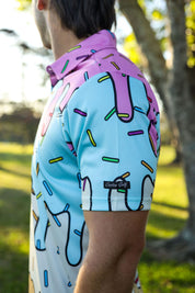 CA Funky Golf Shirt | Ice Cream Sundays