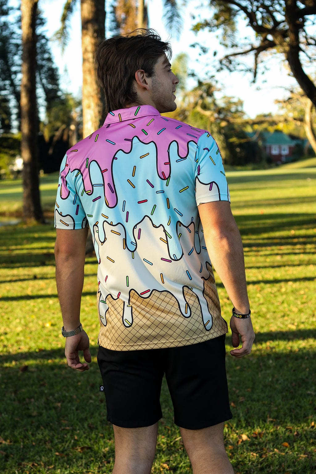 CA Funky Golf Shirt | Ice Cream Sundays