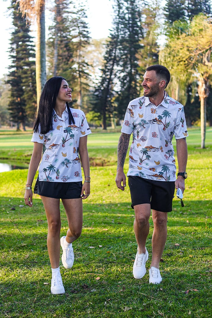 CA Funky Golf Shirt | Palm Tree Resort