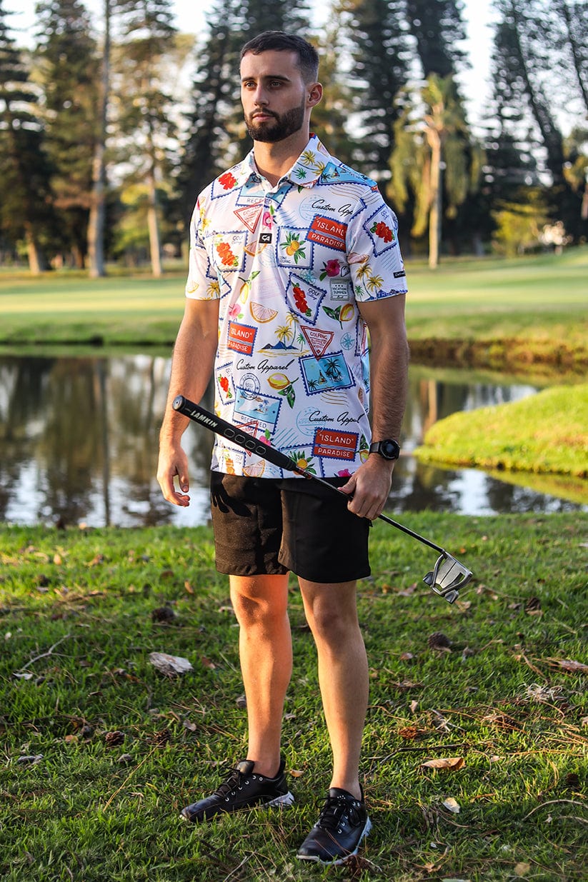 CA Funky Golf Shirt | Summer Vacation