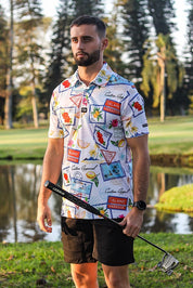 CA Funky Golf Shirt | Summer Vacation