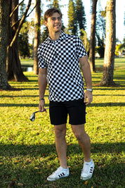 CA Funky Golf Shirt | Checkmate