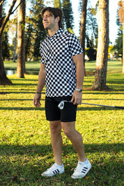 CA Funky Golf Shirt | Checkmate