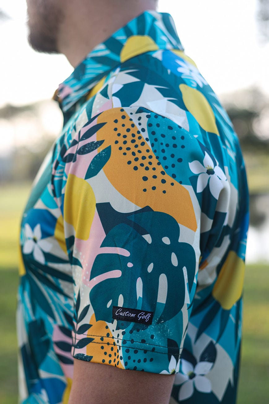 CA Funky Golf Shirt | Exotic Fruits