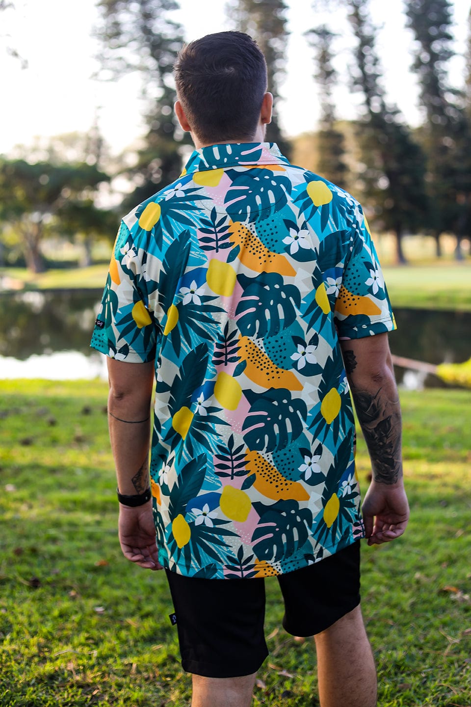 CA Funky Golf Shirt | Exotic Fruits