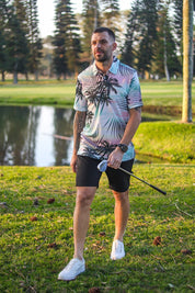 CA Funky Golf Shirt | Summer Palms