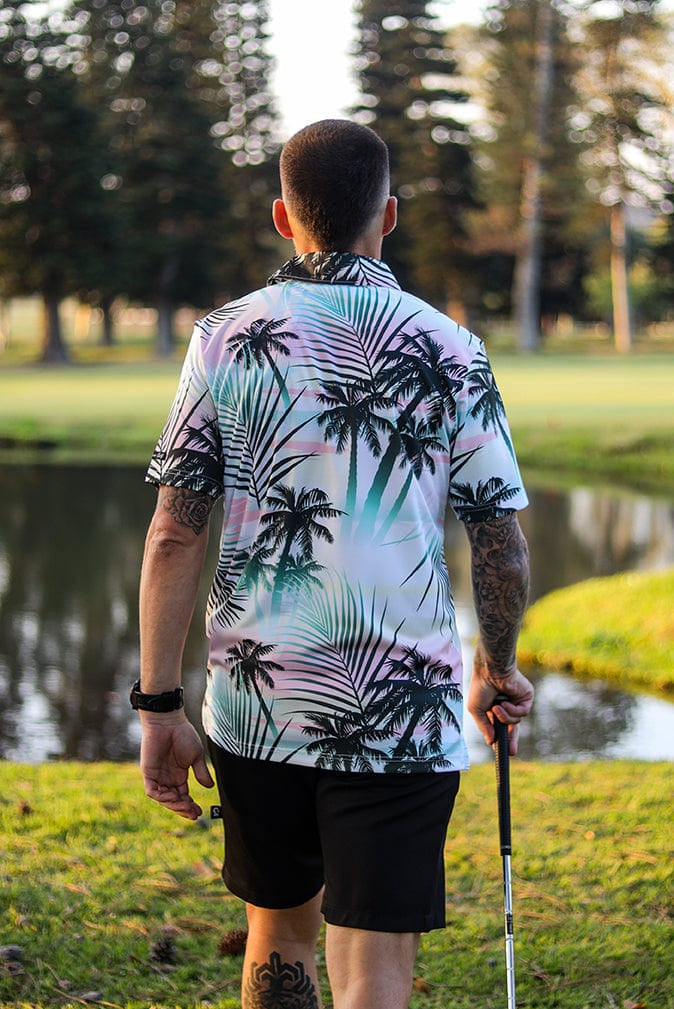 CA Funky Golf Shirt | Summer Palms