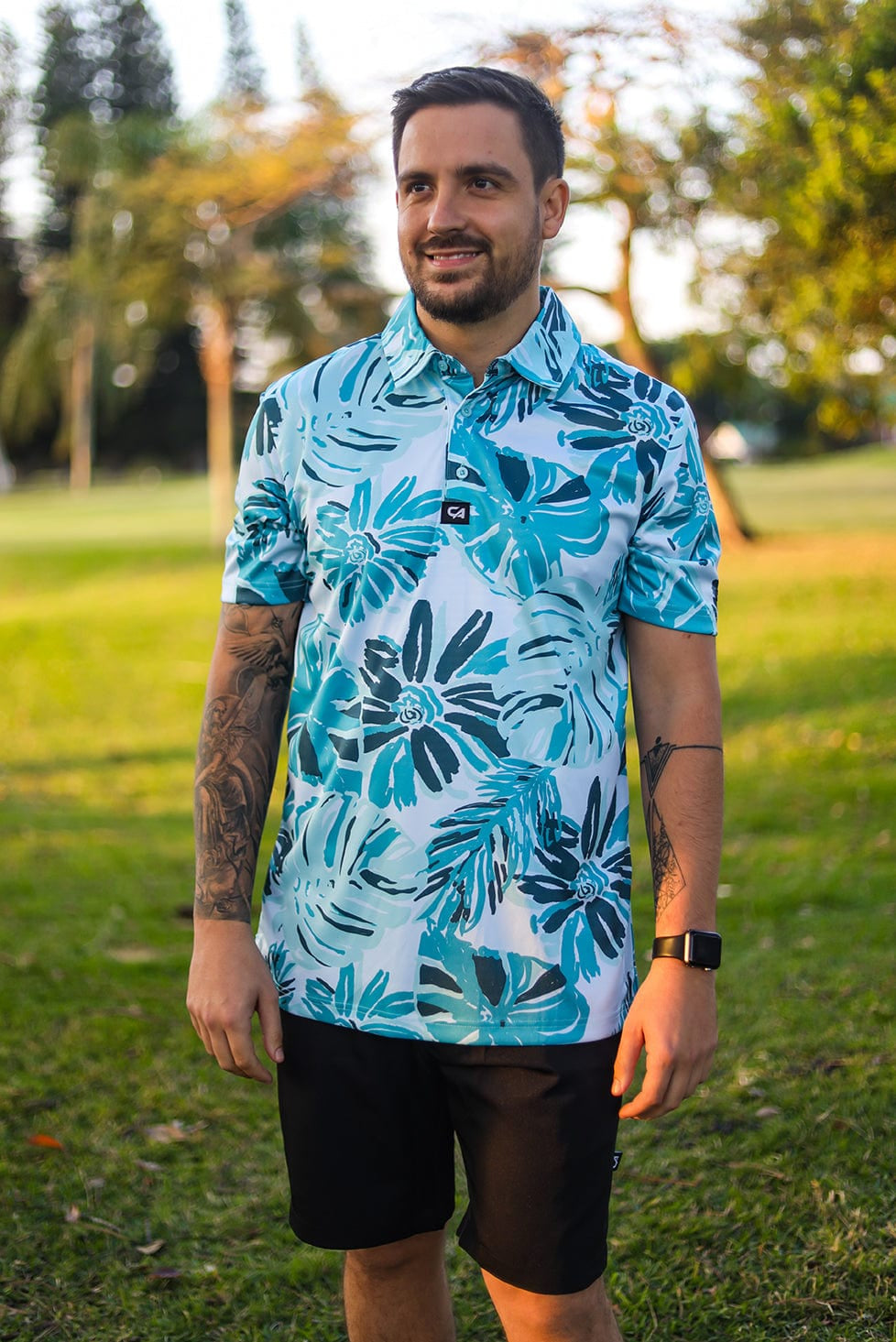 CA Funky Golf Shirt | Aloha