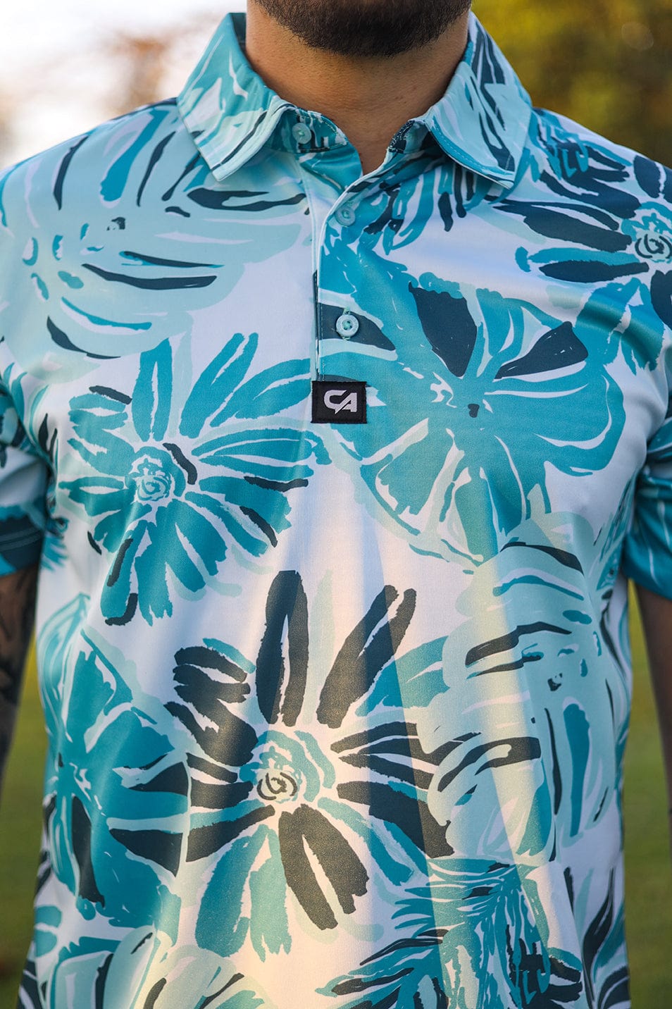 CA Funky Golf Shirt | Aloha