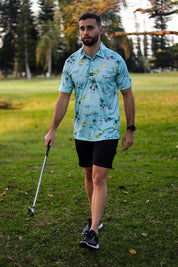 CA Funky Golf Shirt | Tropical Vibes