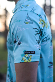 CA Funky Golf Shirt | Tropical Vibes