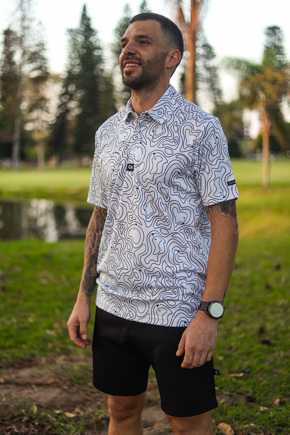 CA Funky Golf Shirt | Pinseeker