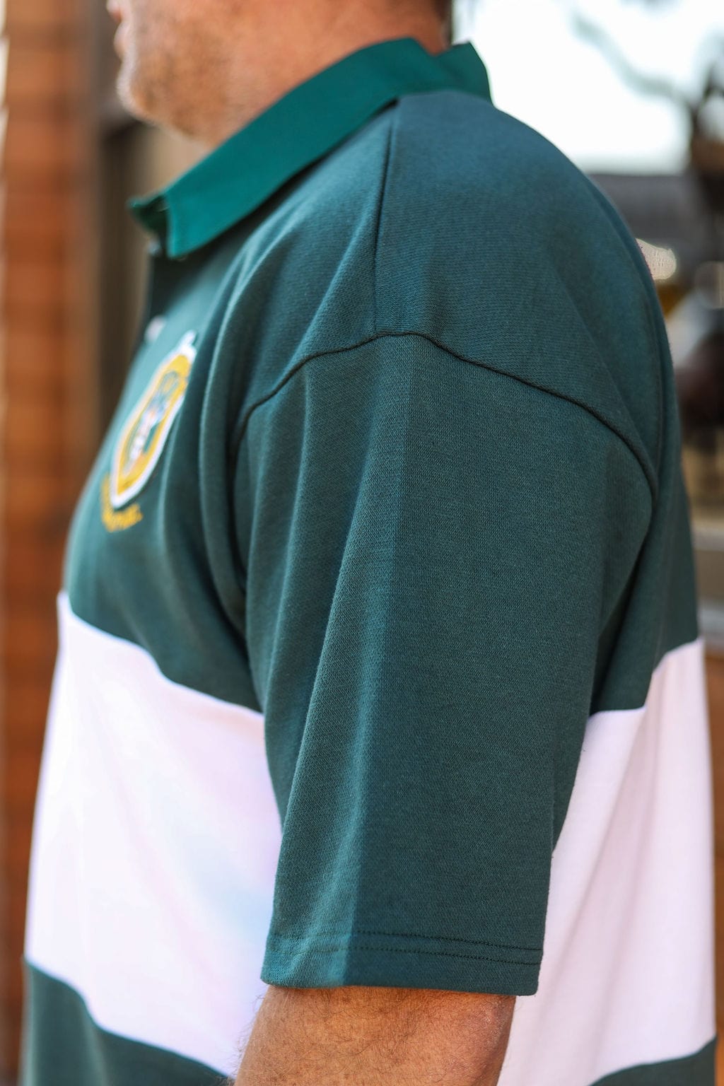CA Supporters Jersey S/S | Green/White Block