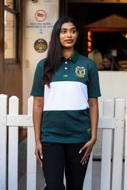 CA Ladies Supporters Jersey S/S | Green/White Block
