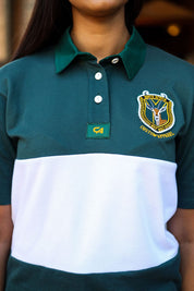 CA Ladies Supporters Jersey S/S | Green/White Block