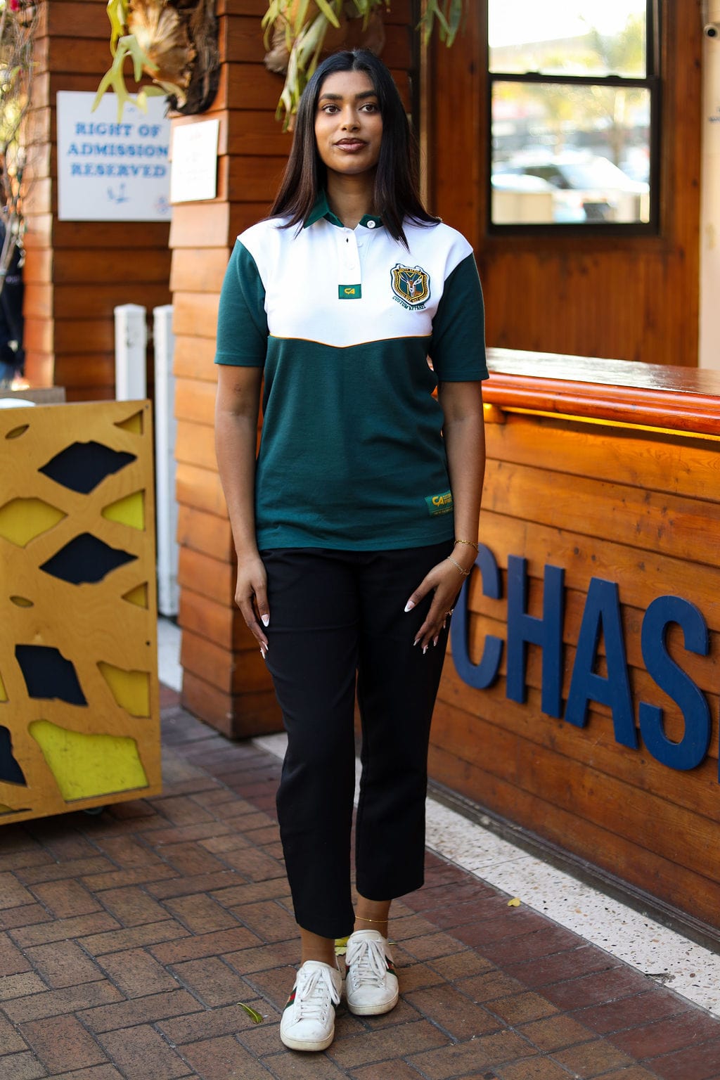 CA Ladies Supporters Jersey S/S | Gold Stripe