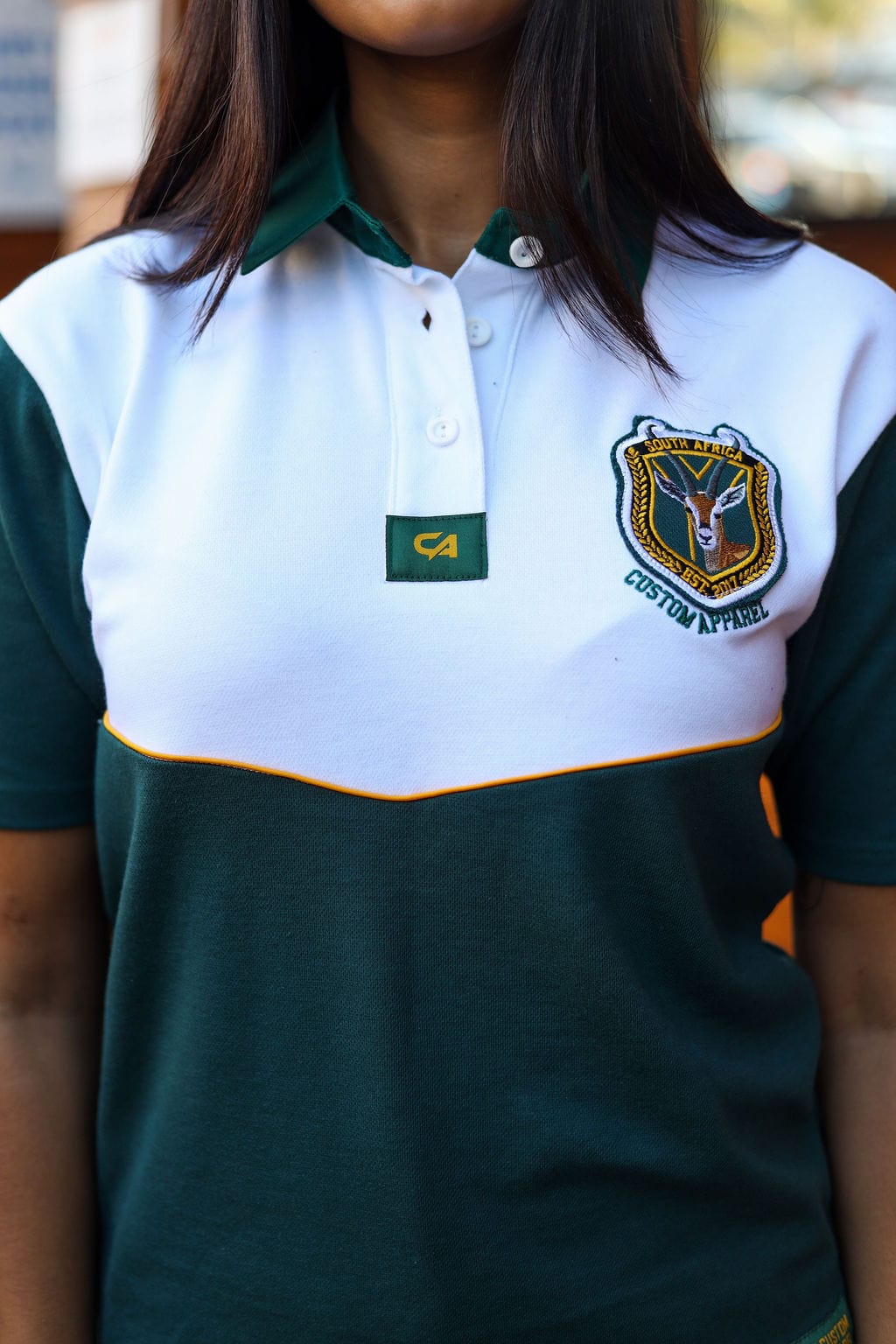 CA Ladies Supporters Jersey S/S | Gold Stripe