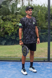 CA Padel Shirt | Black Camo