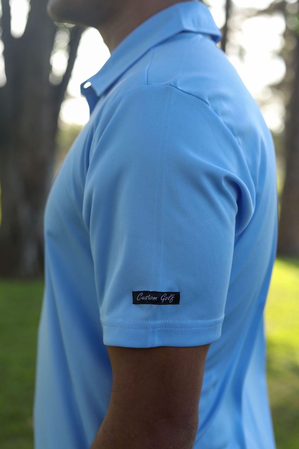 CA Iconic Golf Shirt | Sky Blue