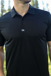 CA Iconic Golf Shirt | Black