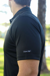 CA Iconic Golf Shirt | Black