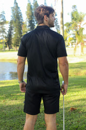 CA Iconic Golf Shirt | Black