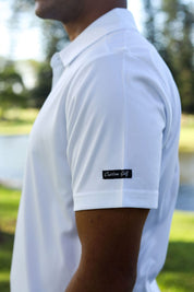 CA Iconic Golf Shirt | White