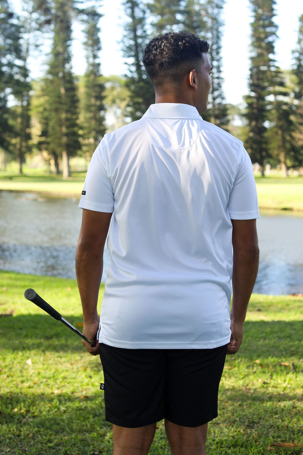 CA Iconic Golf Shirt | White