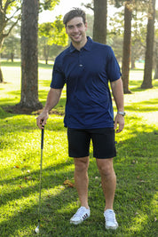 CA Iconic Golf Shirt | Navy