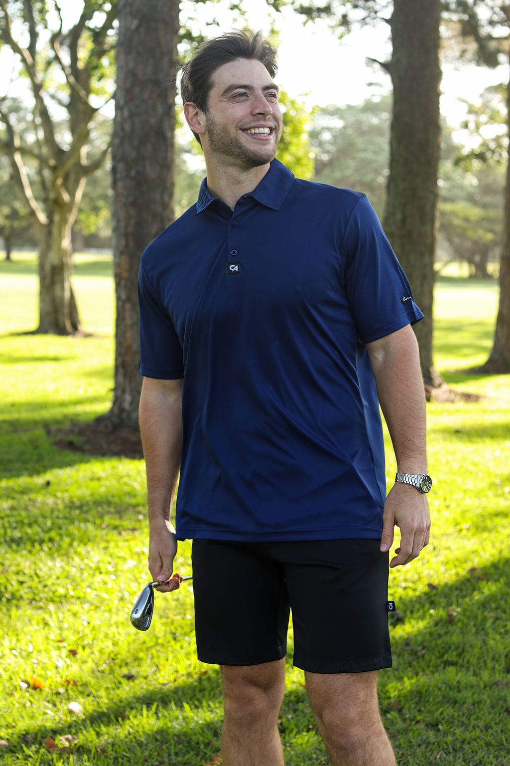 CA Iconic Golf Shirt | Navy
