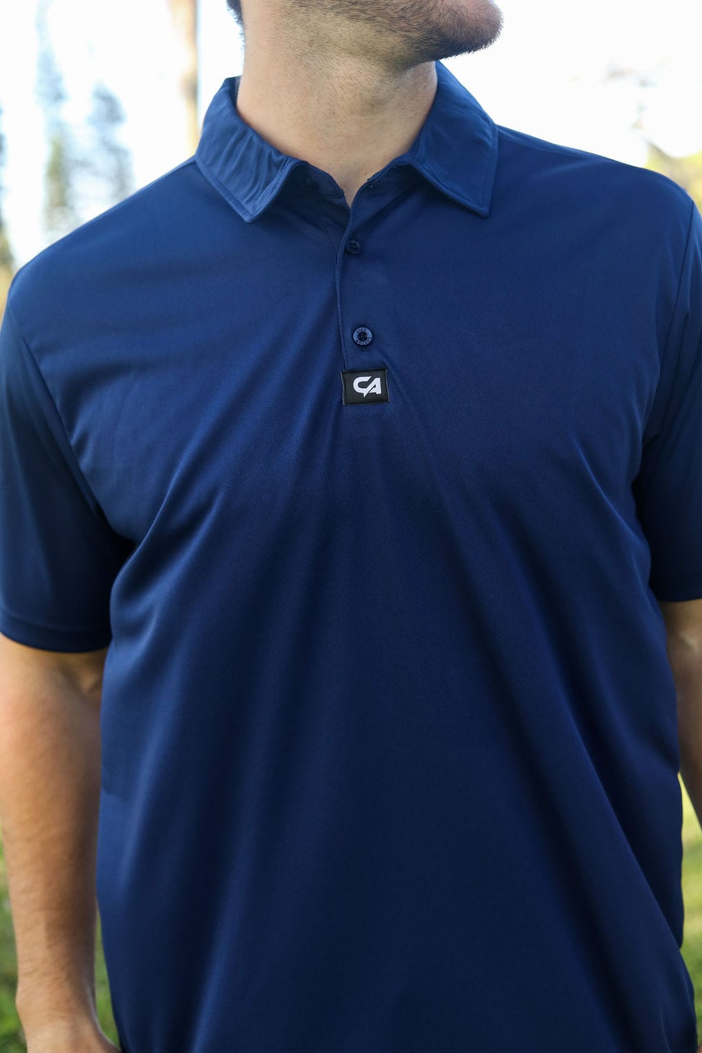 CA Iconic Golf Shirt | Navy